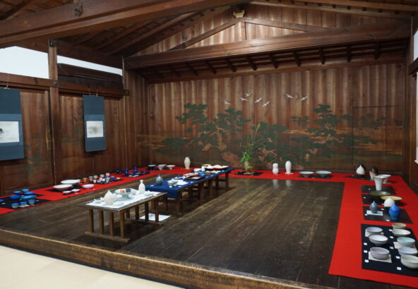 梨の木神社能舞台展示風景