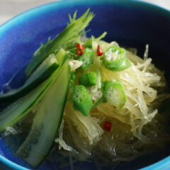 糸ウリの冷麺