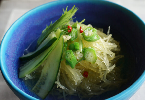 糸ウリの冷麺