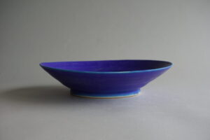 トルコ釉スープ皿