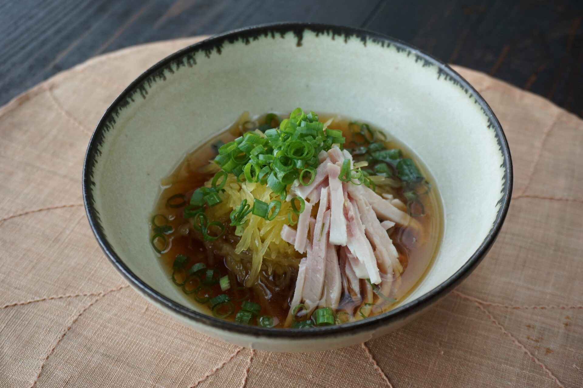 そうめんカボチャの素麺風