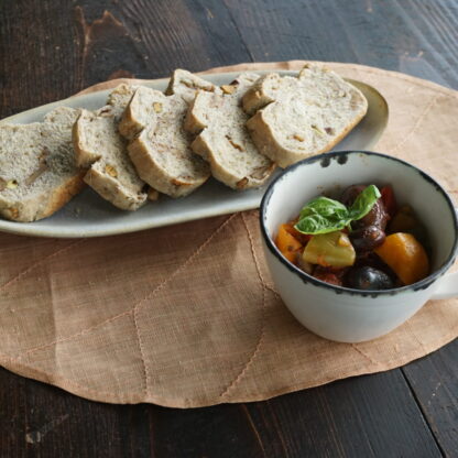 カポナータと天然酵母のパン