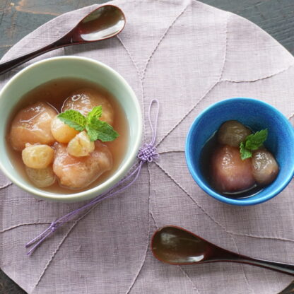 葡萄とイチジクのコンポート