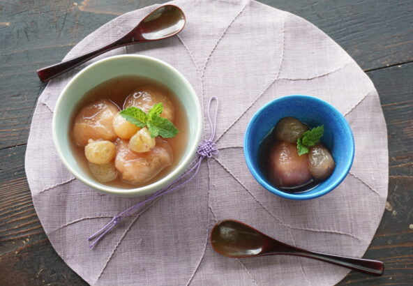 葡萄とイチジクのコンポート