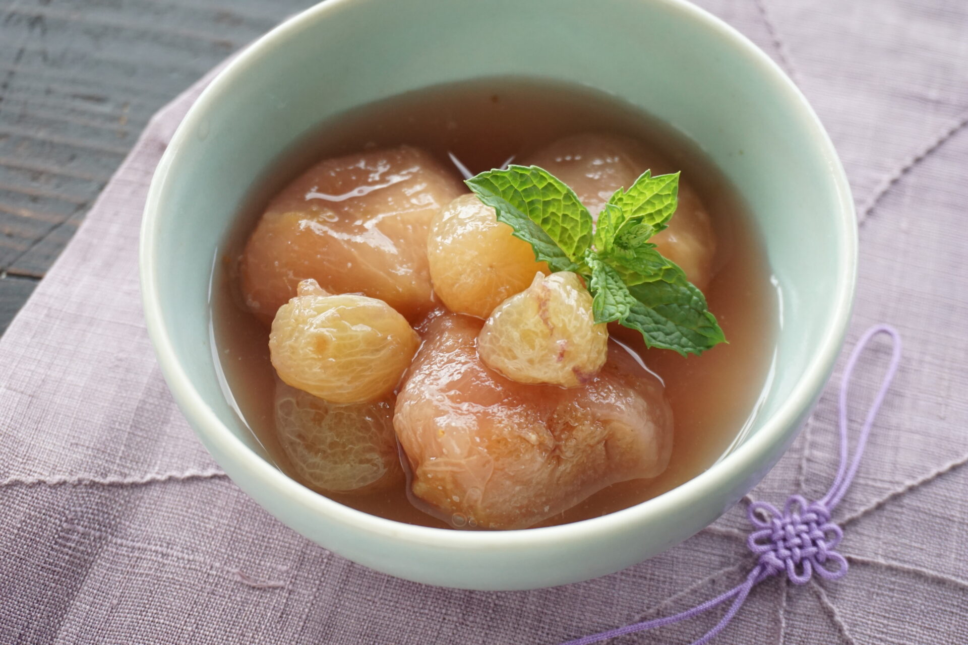 葡萄とイチジクのコンポート