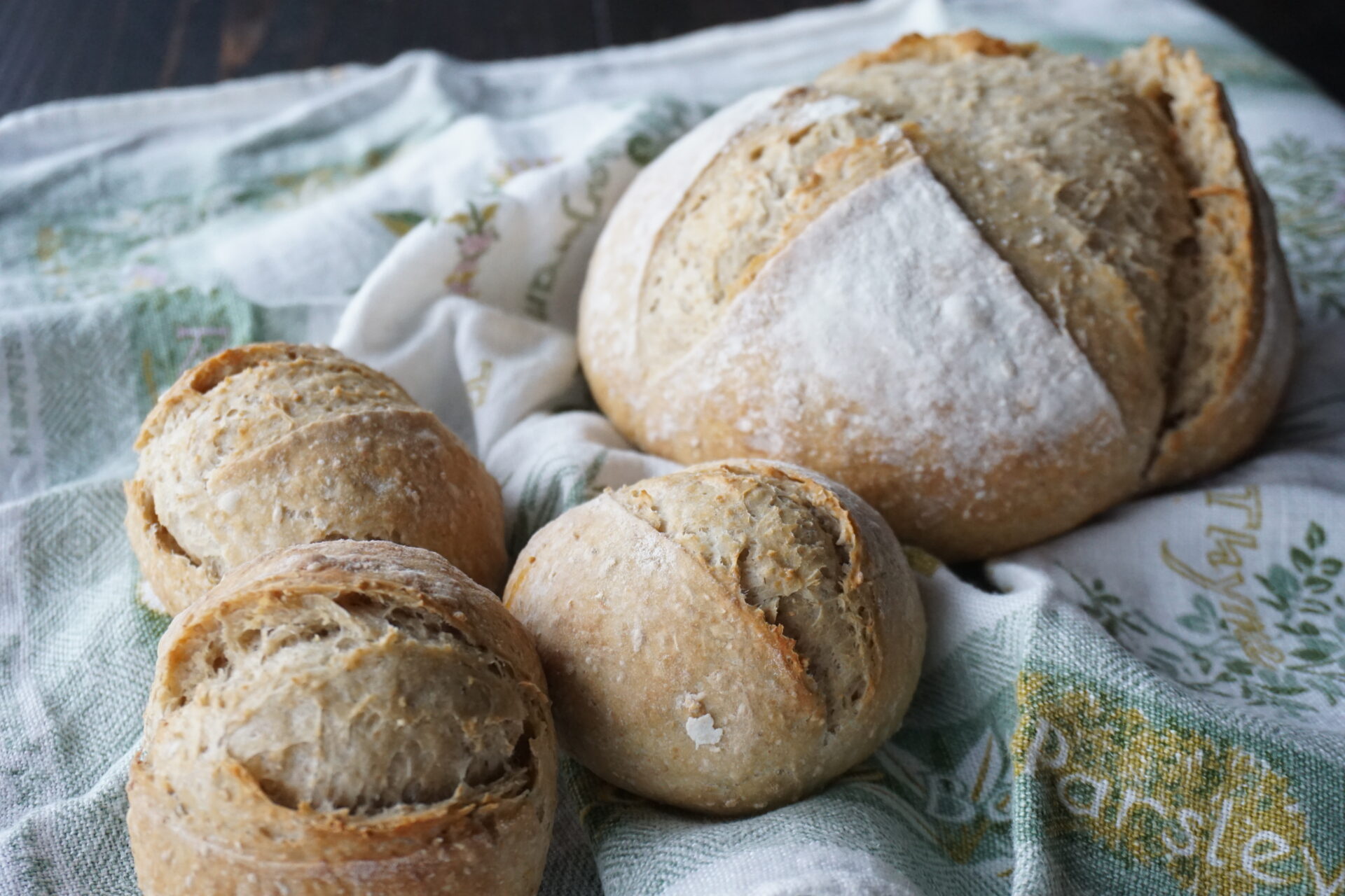 天然酵母のパン