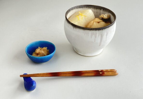 まる大根と餅巾着