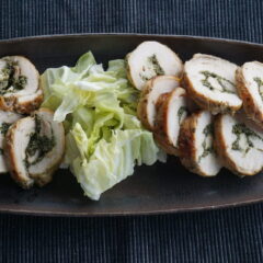 鶏肉のグリーンペーストロール