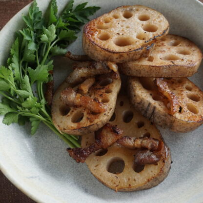 蓮根ステーキは