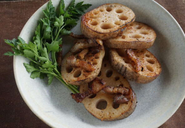 蓮根ステーキは