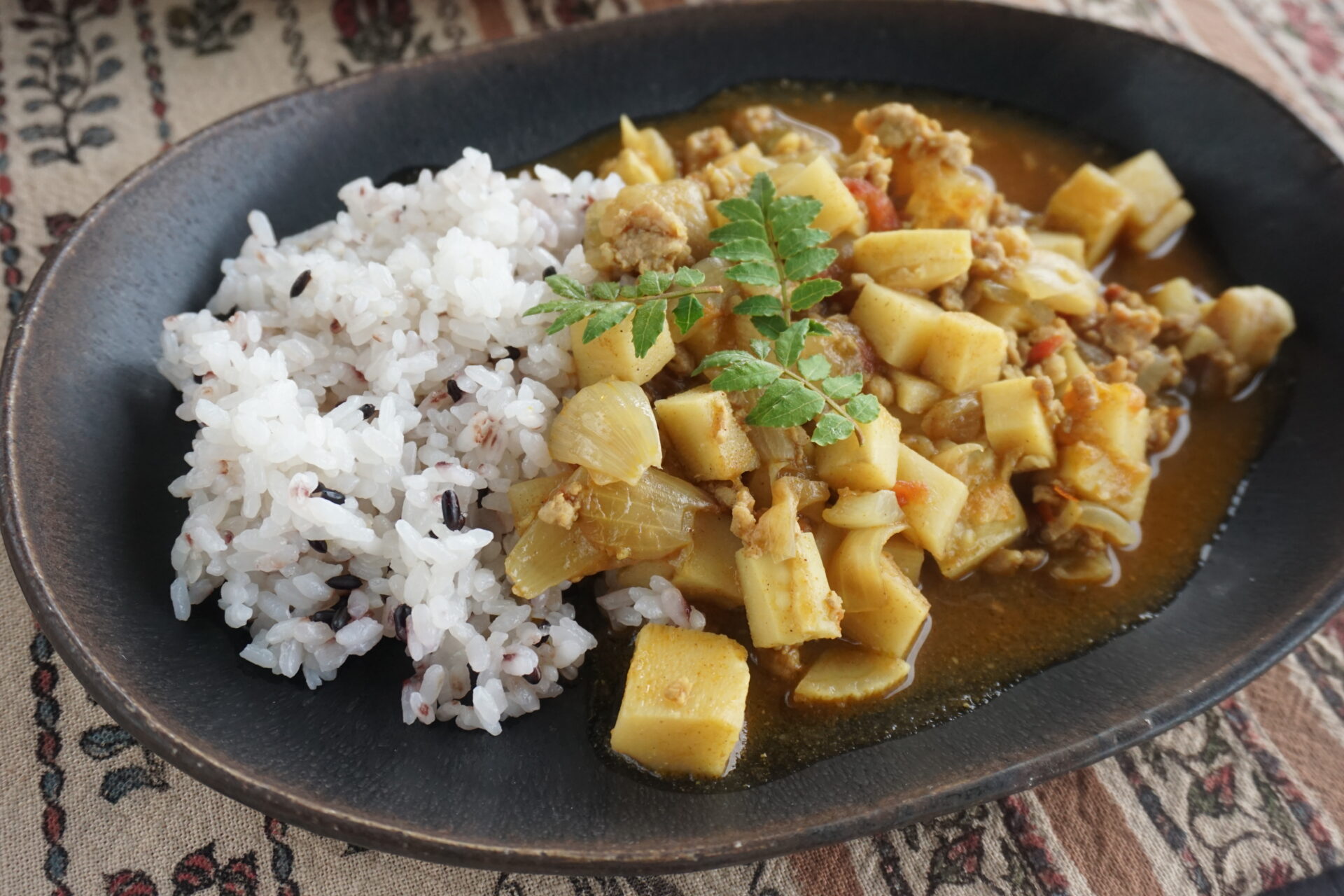 筍と新玉ねぎのカレー